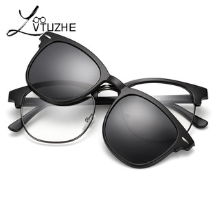 新款方形复古防蓝光眼镜男TR90大镜框近视框架商务抖音网红平光镜详情10