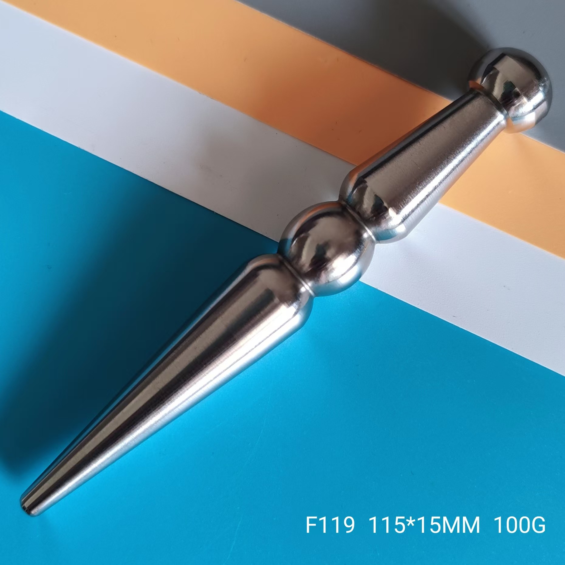 不锈钢面部按摩笔 全身穴位疏通拨筋棒 点穴经络棒 不锈钢按摩   棒详情10