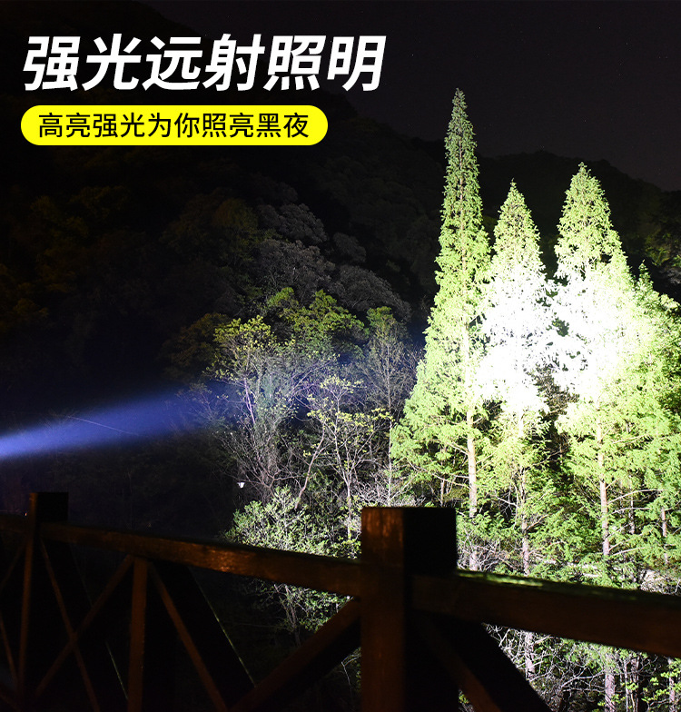 Ultra-light night fishing dual-head lamp head-mounted flashlight, outdoor strong light charging ultra-bright fishing special cob lamp pic 12