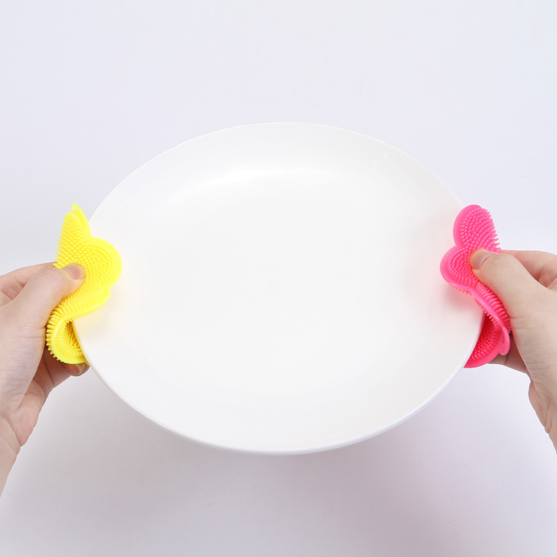 Kitchen multi-functional wonder: Silicone brush, dishcloth, dish scrubber, scouring pad, oil-free cleaning cloth, heat insulation pad pic 21