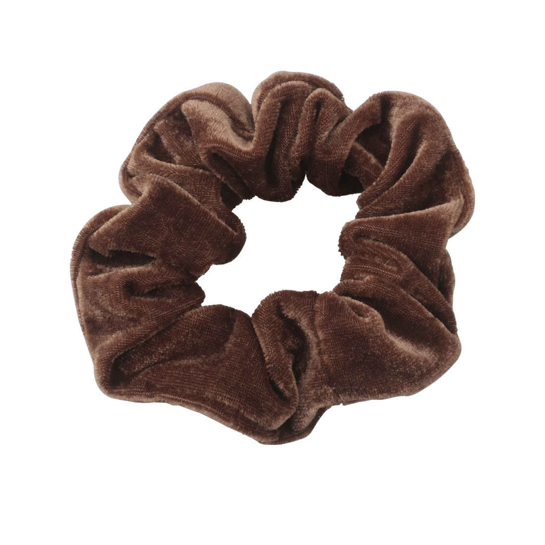 亚马逊 跨境 绒布大肠发圈 简约弹力纯色头花 多色现货布艺发饰饰详情7