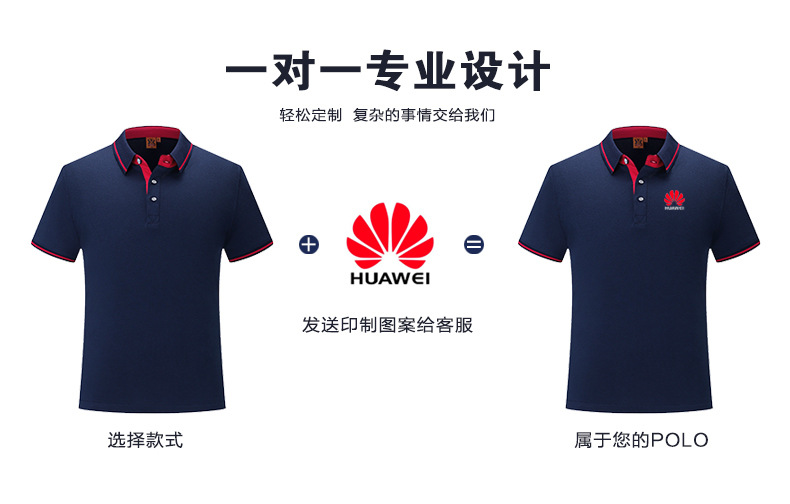 POLO shirts, work clothes, T-shirts, short-sleeved work clothes, DIY clothes, cultural T-shirts, printed logos pic 7