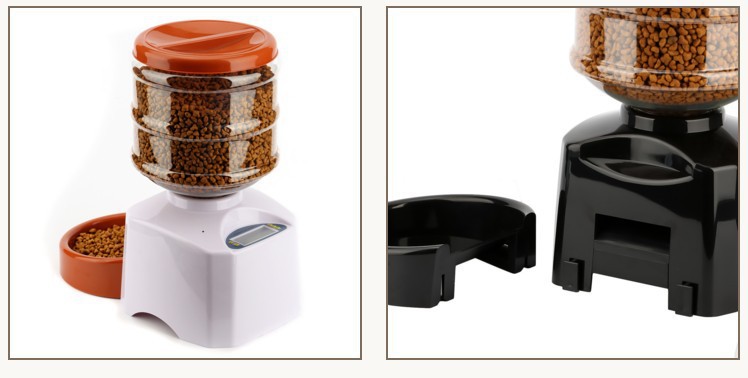 Intelligent automatic feeder, snack and pet supplies, timed dog and cat feeder, 5.5L pet feeder pic 9