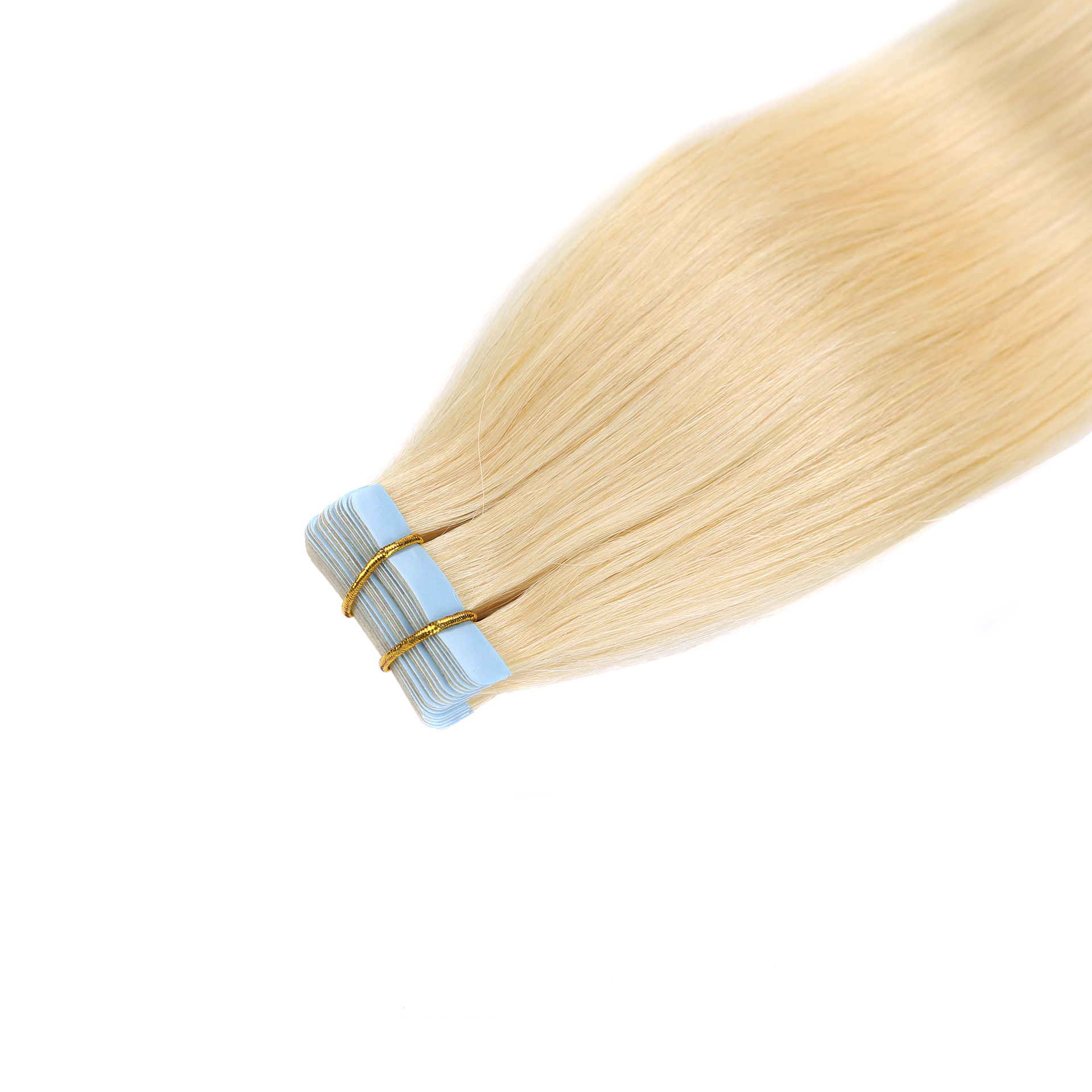 Peluca de cabello humano 613# cinta recta de hueso en el cabello extensión de película pelo pic 8