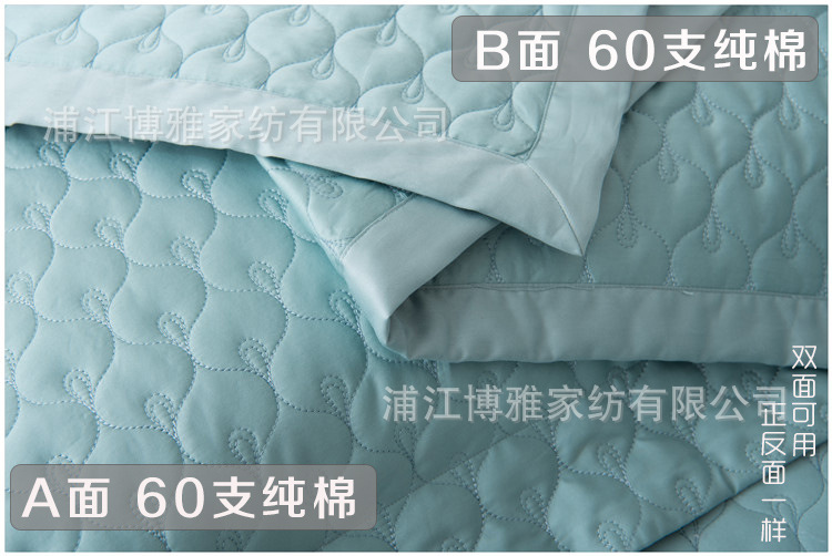 The manufacturer supplies summer quilted cotton bed sheets, pure cotton three-piece sets, skin-friendly quilted quilts and bed covers across borders, suitable for all seasons pic 27