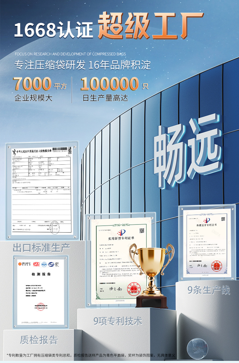 Wholesale vacuum compression bags in stock, air-pumping clothes packing and organizing bags, household cotton quilts and down jacket storage bags pic 3