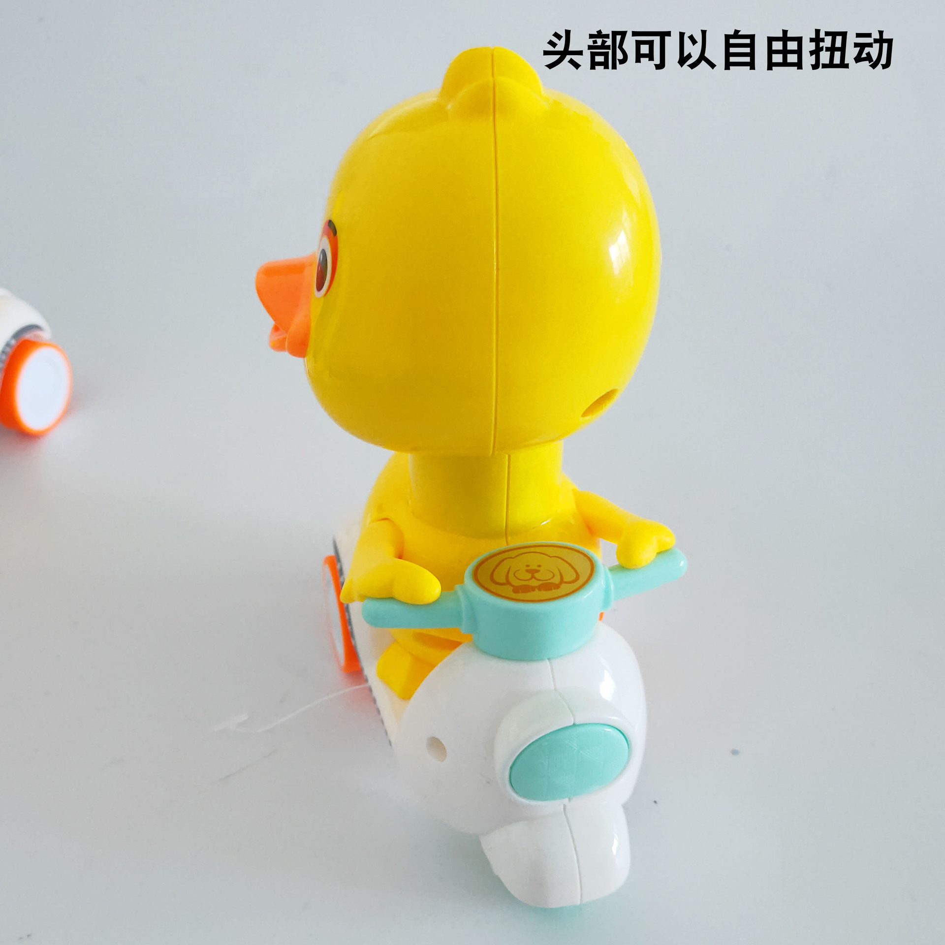 按压式小黄鸭玩具儿童回力车男孩摩托小车宝宝惯性小汽车抖音同款详情12