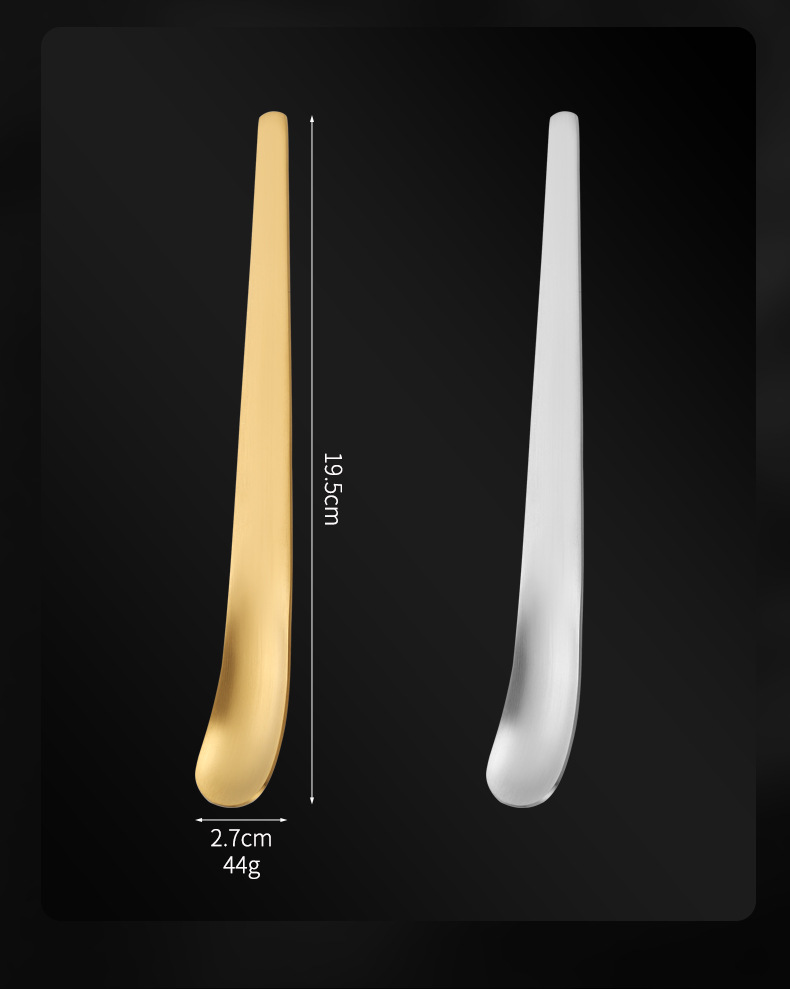 304不锈钢勺子雪糕勺长柄搅拌勺日式平头吃饭甜品蛋糕勺冰淇淋勺详情11