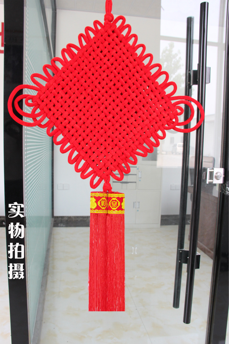 8-20 large pieces of velvet Chinese knots for wedding decorations in the living room and entrance hall. New Year and Spring Festival Chinese knot decorations for housewarming pic 13