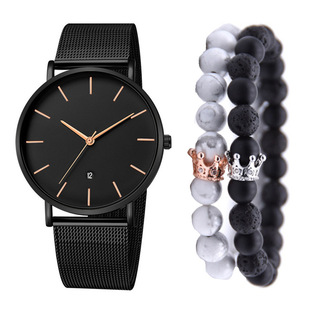 A06976-1发光手表独角兽夜光硅胶电子手表加手链2pcs/set 有盒子详情12