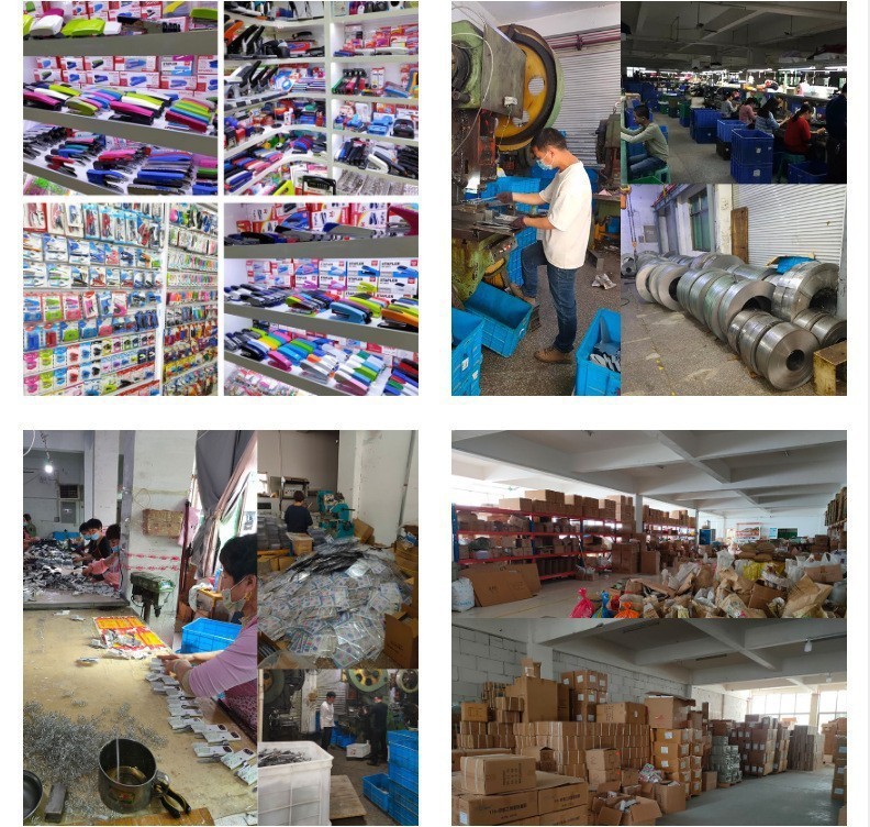 Cross-border direct supply macaron-colored paper clip creative office stationery set, golden pin round head holder stationery set pic 10