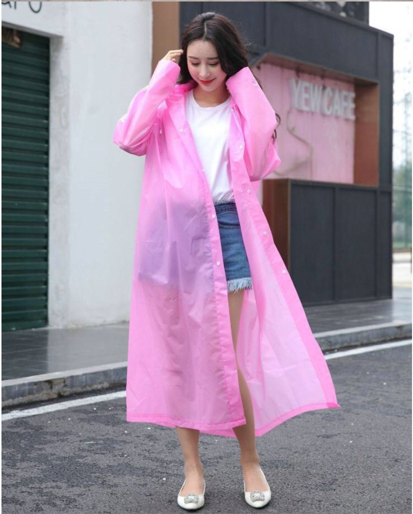 Open the adult lightweight outdoor travel hiking and cycling raincoat pic 3