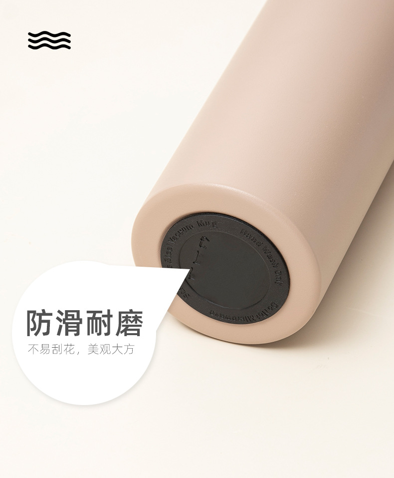 Personalized and trendy Gedu sports insulated cup, 304 stainless steel, large capacity, simple and portable, handle outdoor travel cup pic 6