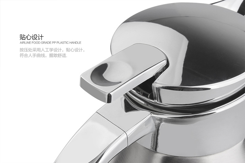 Stainless steel insulated kettle, vacuum hot water kettle, coffee kettle, European-style kettle, insulated bottle with water kettle, stainless steel European-style spiral high-end coffee kettle, super cold and heat preservation, vacuum technology for heat insulation and heat preservation pic 18