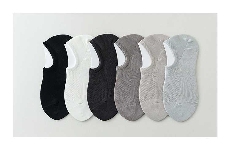 袜子地摊一件代发袜子男夏季薄款隐形袜 防臭吸汗网眼透气男士船袜 诸暨男袜一件代发详情9