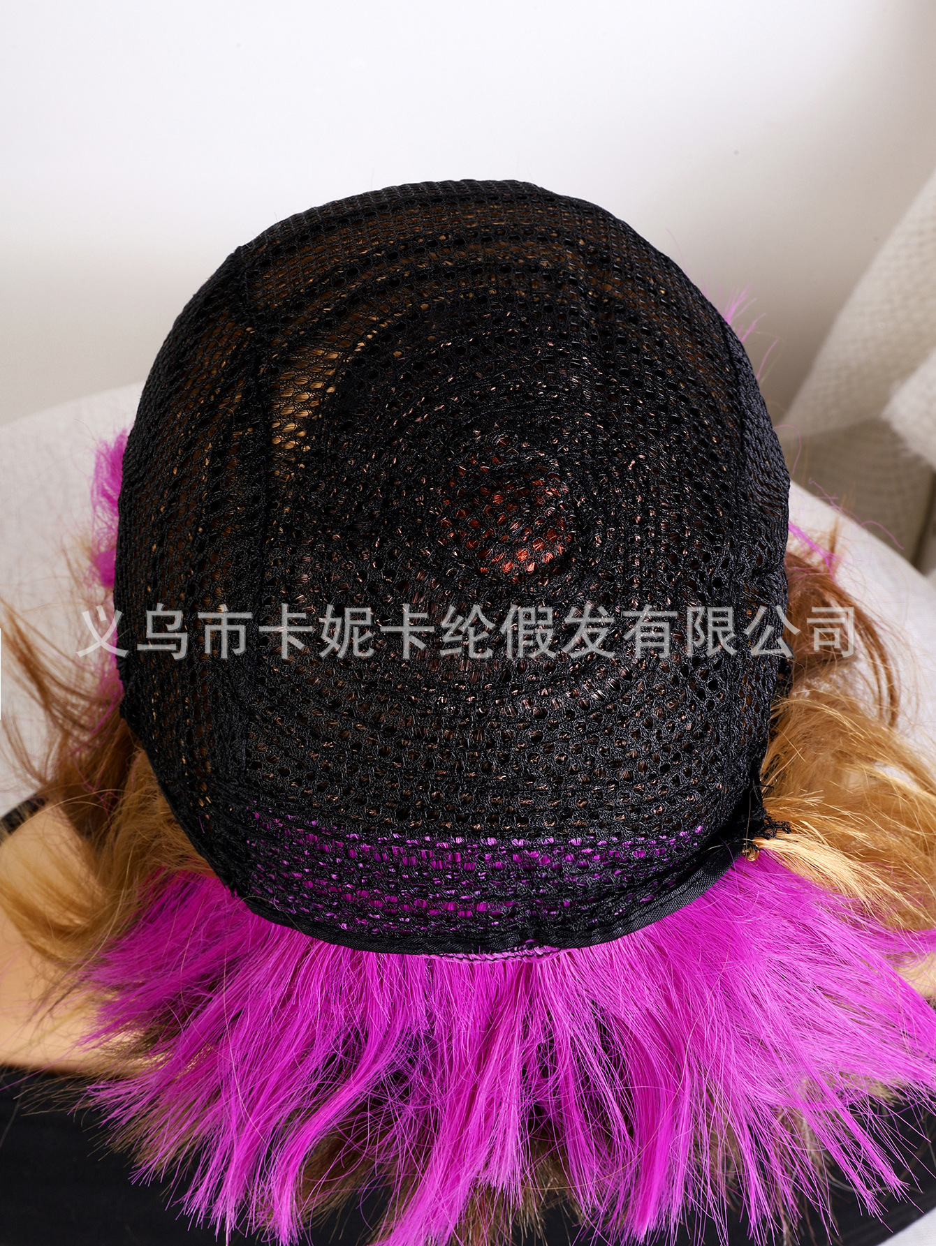 A new 14-inch female wig for students with a straight bangs Bob, made of synthetic fiber and dyed wholesale wigs pic 10