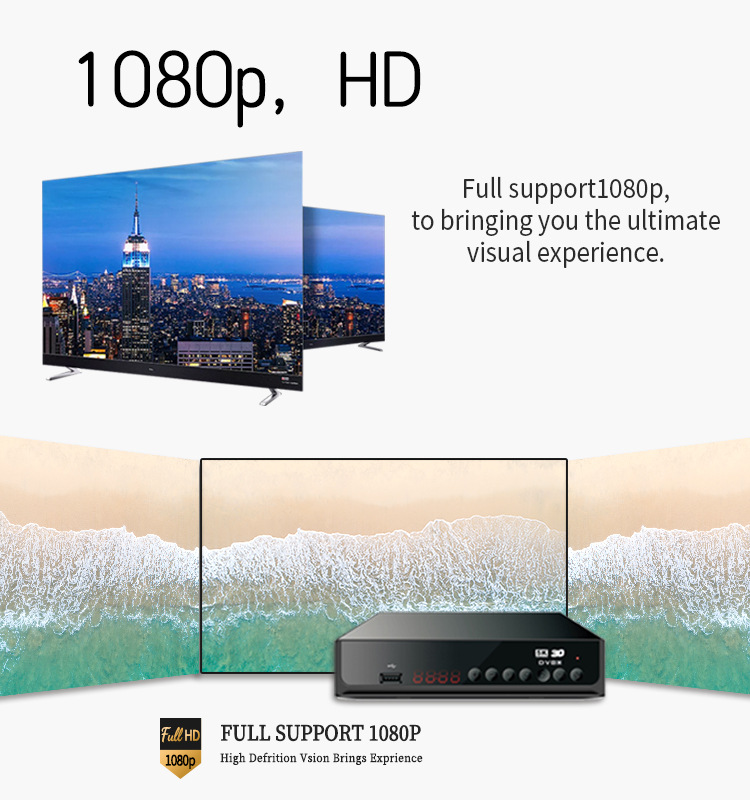 HD TV电视高清机顶盒高清盒子外贸出口直供工厂加工批发DVB-T2专供高清数字机顶盒详情5