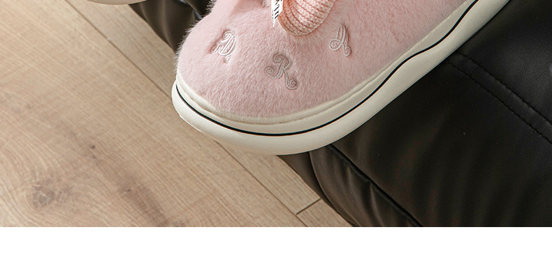 厚底毛毛拖鞋鞋女款秋冬季外穿ins时尚可爱室内家居家防滑棉拖鞋详情15