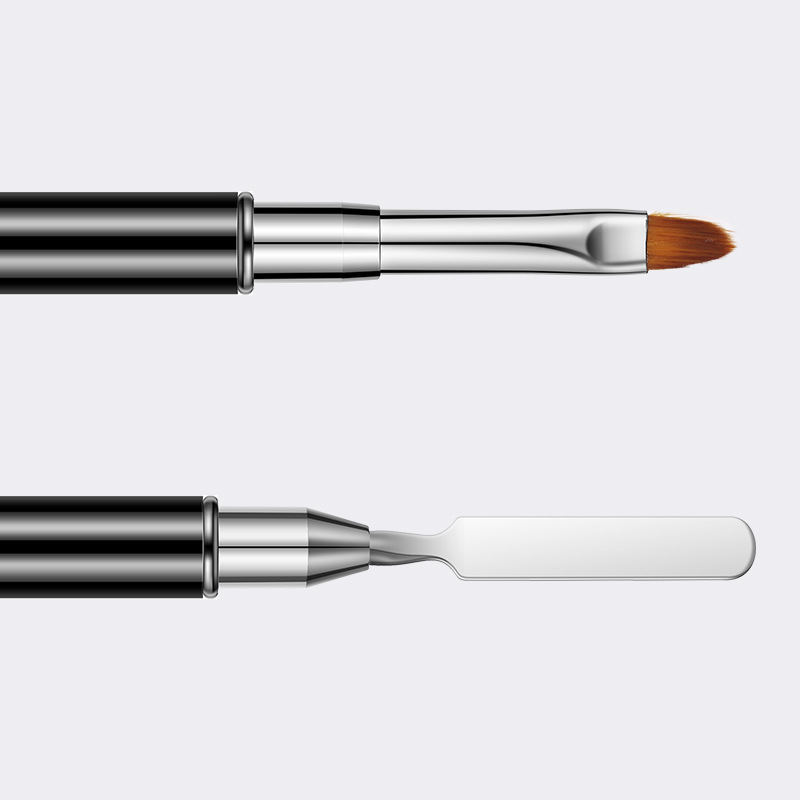 Dual-purpose nail art phototherapy pen, steel push gel, stirring rod, multi-functional nail art pen, crystal gel pen, color mixing rod, embossing shanilak pic 11