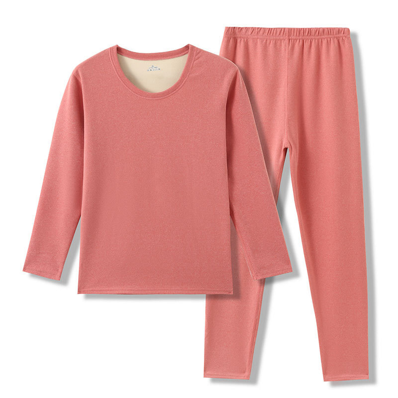 HD秋冬德绒保暖内衣男女士套装AB面圆领秋衣秋裤T9908高详情18