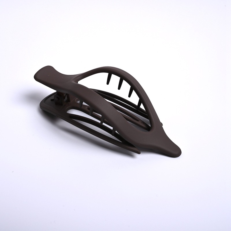 Large oval duckbill hairpin, matte scratch-off hairpin, high-end hairpin, shark clip at the back of the head, straight hairpin accessory pic 20