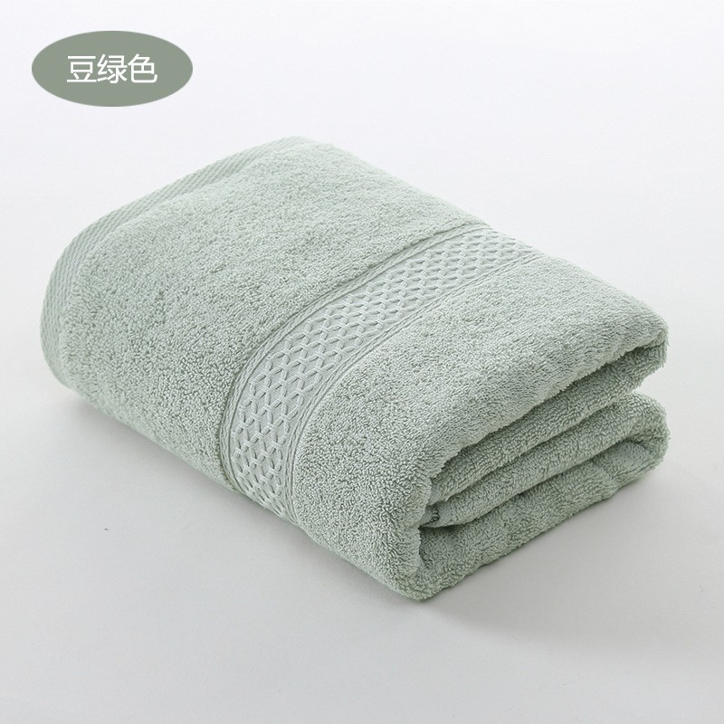 Wholesale pure cotton bath towels 80*160 thickened and enlarged bath towels with water absorption. Wholesale pure cotton bath towels for home use, hotels and beauty salons pic 25