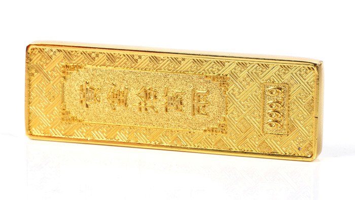 A realistic gold bar handicraft display piece, 100,000 taels of gold bars for offering to Buddha pic 2