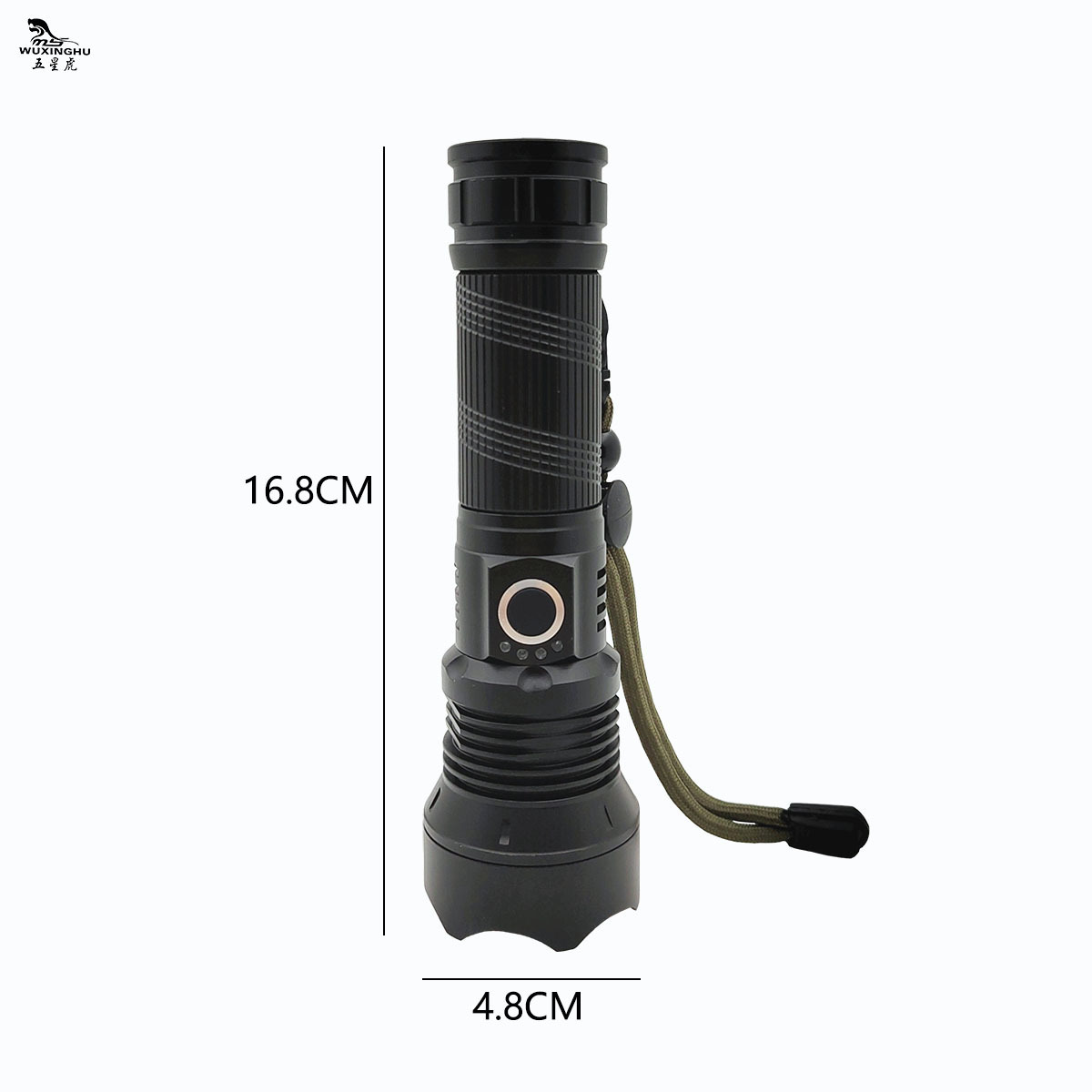 New outdoor waterproof white laser flashlight, high-power kilometer-long beam strong light rechargeable flashlight pic 2