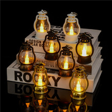 New transparent teardrop-shaped base simulation LED electronic candle, InS-style luminous creative birthday decoration night light pic 16