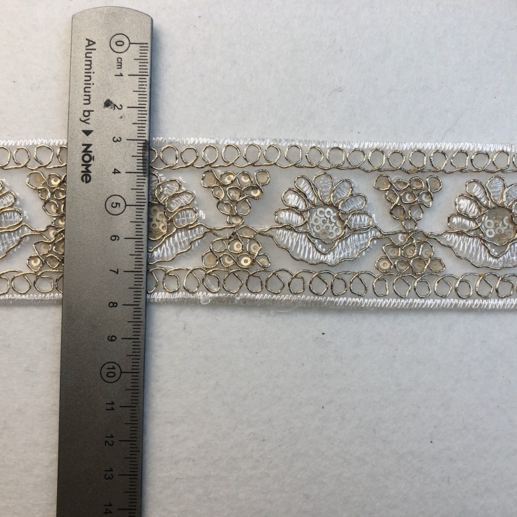 In stock: mesh, sequin, embroidery, lace, gold thread, bone lace, webbing, curtains, wedding lace, clothing accessories pic 19