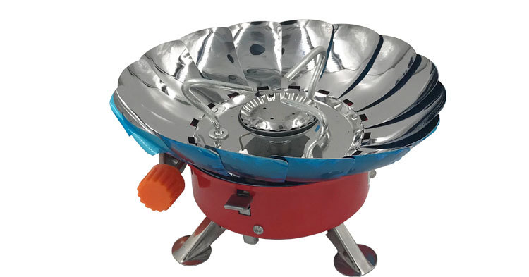 Factory direct supply outdoor barbecue grill, stainless steel lotus burner, portable camping baking stove, anti-air flow stove pic 23