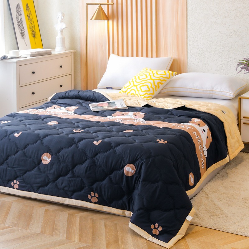 夏季水洗棉夏凉被床上用品水洗空调夏被单双人被芯学生宿舍薄被子详情18