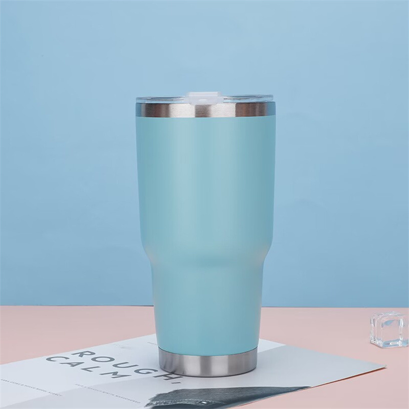 大号汽车杯900ml冰霸喷漆杯冷水杯保温咖啡杯不锈钢啤酒杯礼品杯详情27
