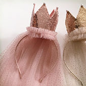 儿童发饰春夏款蝴蝶结发夹可爱公主头饰顶夹女童鸭嘴夹子 diy材料详情11