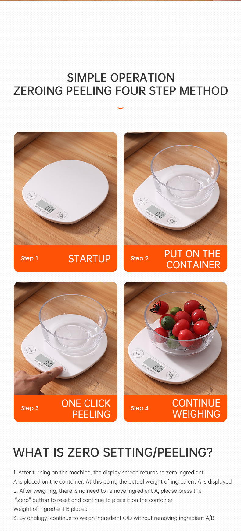 家用厨房食物称小型迷你电子烘焙克重称小台秤高精度厨房秤电子秤详情24