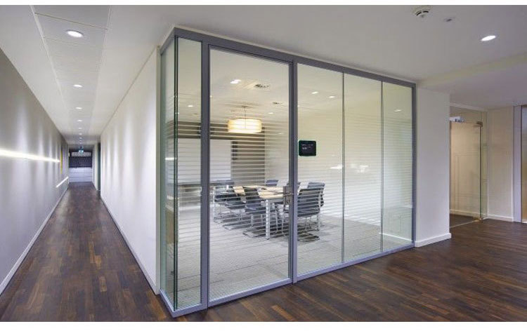 Factory direct sales of hollow partition glass, remote control central control blinds, study and office shading built-in blinds pic 21