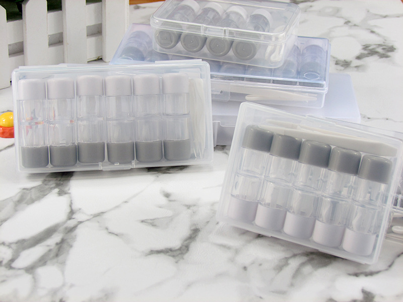 1 to 9 pairs of contact lens cases, hard RGP color contact lens cases, cylindrical lens cases and ok lens cases are in stable supply and exclusively for foreign trade pic 9