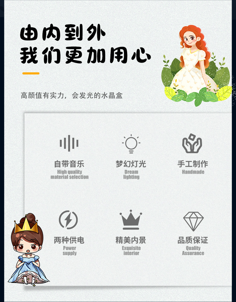 跨境圣诞节礼物风灯老人装饰品桌面手提场景布置工艺品飘雪花礼品详情2