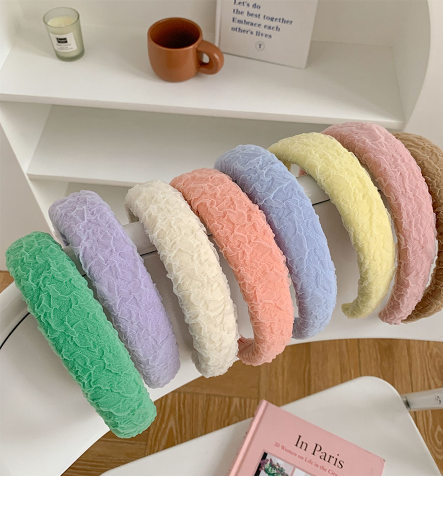 糖果色高颅顶发箍韩国网红女气质头箍减龄宽边头饰压发卡发带发饰详情13