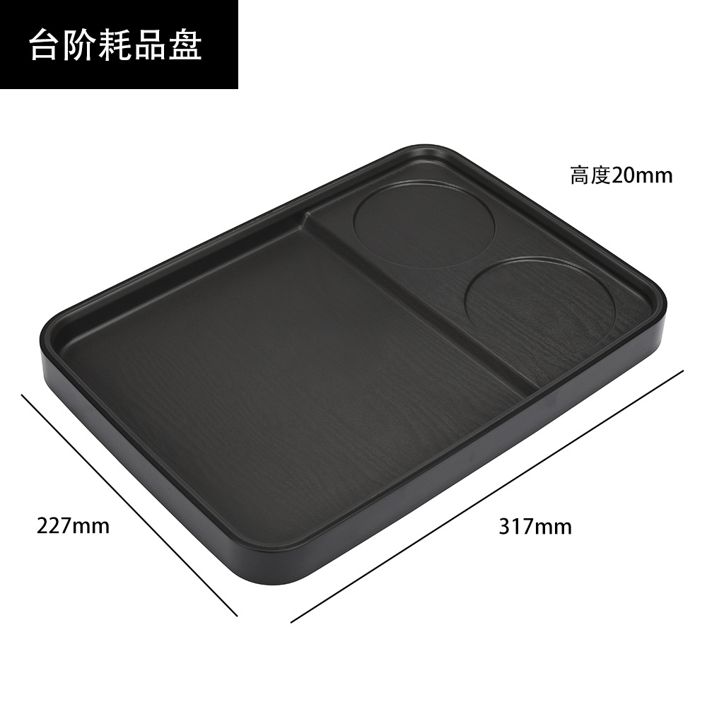 Venta directa de fábrica habitación de hotel bandeja de plástico ABS caja de consumibles caja de papel tisú bandeja de té soporte de taza toalla bandeja kit pic 13