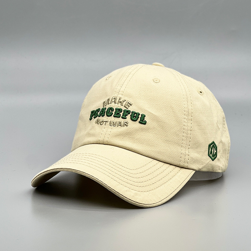 Hacer letras bordado gorra de béisbol mujeres cuatro estaciones versátil casual dutch tong cap protector solar visera pareja correr al aire libre pic 6