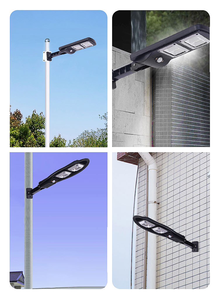 Solar street lamps, sensor courtyard wall lamps, smart remote-controlled lighting fixtures, COB new rural street lamps, cross-border new models pic 11