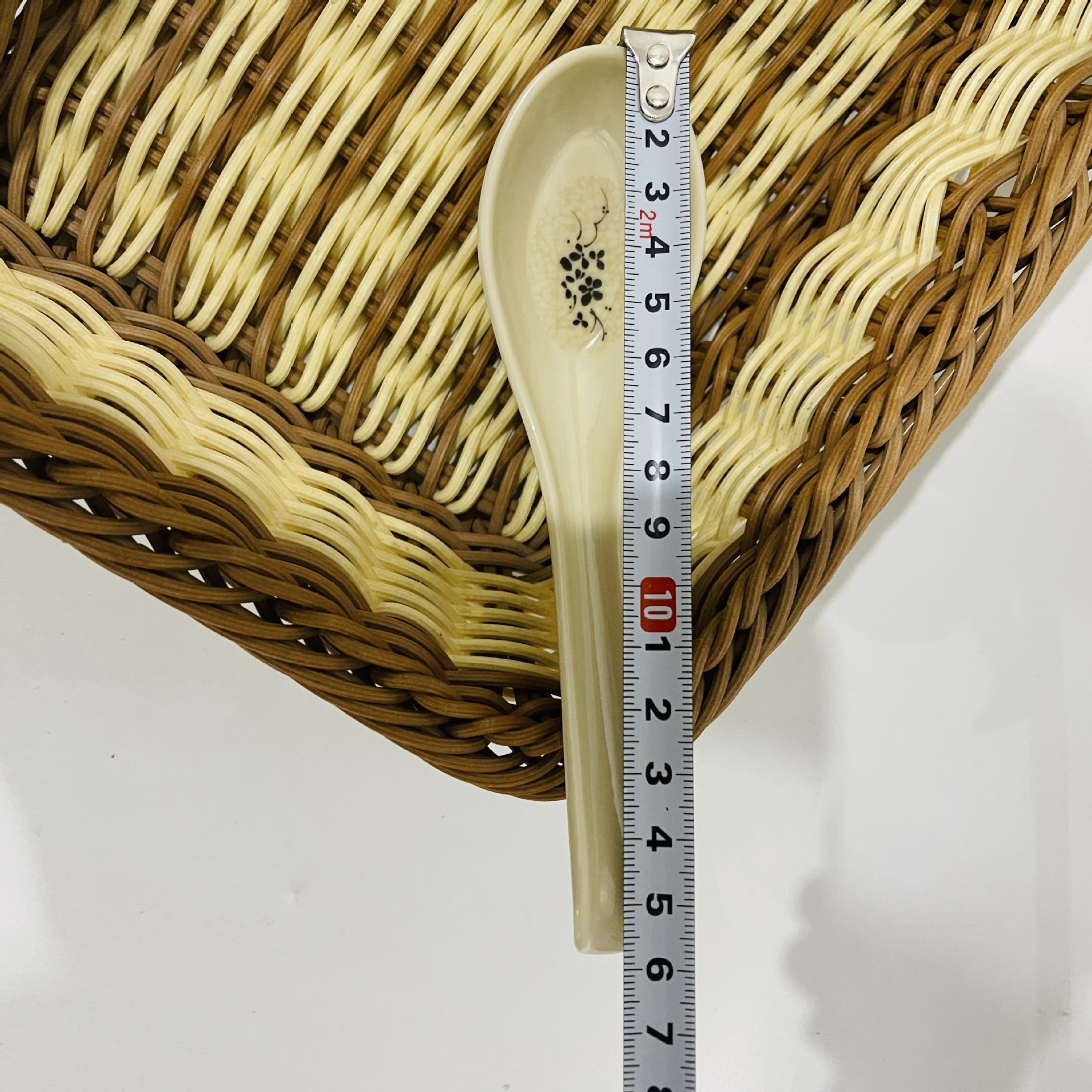 125 lotus flower spoon, Melamine spoon, long-handled spoon with hook, flat-bottomed spoon, spicy hot pot spoon, soup spoon, spoon, one yuan supply pic 6
