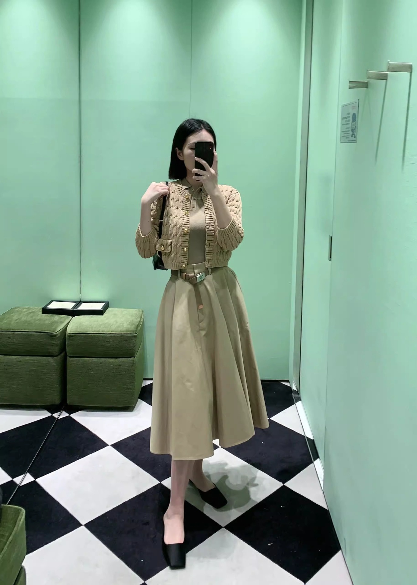 羊皮版~法式方头三角跟穆勒凉拖鞋女夏季真皮包头半拖鞋粗跟半托详情41