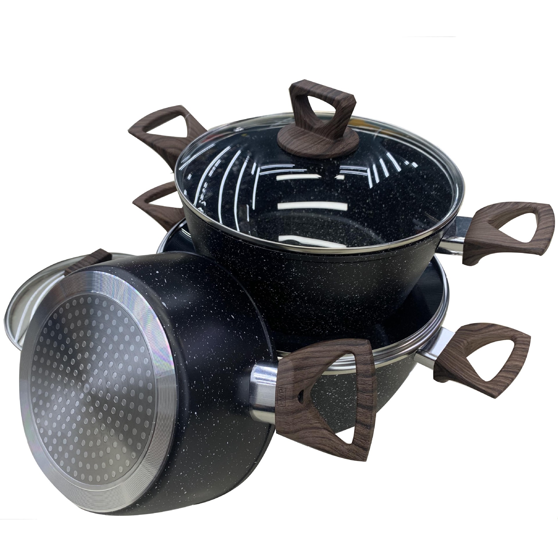 Modern and simple soup pot set pic 2
