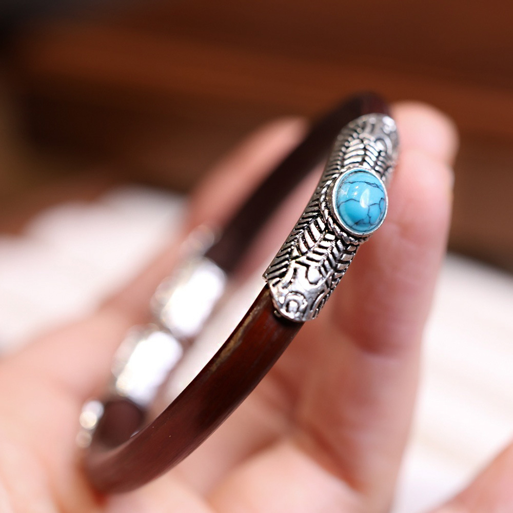 Natural wild Shannan unjointed chicken blood Vine bracelet for men and women, with jointed wood and vine bracelet, summer ethnic style pic 20