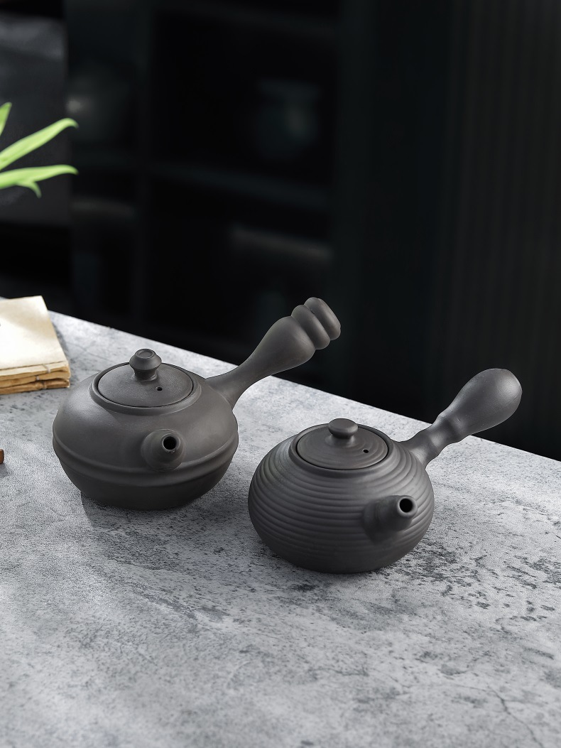 Tea pot for roasting tea by the fire, large-capacity indoor charcoal roasting pot, electric ceramic stove, ceramic tea pot for boiling tea, outdoor tea pot for boiling tea pic 8