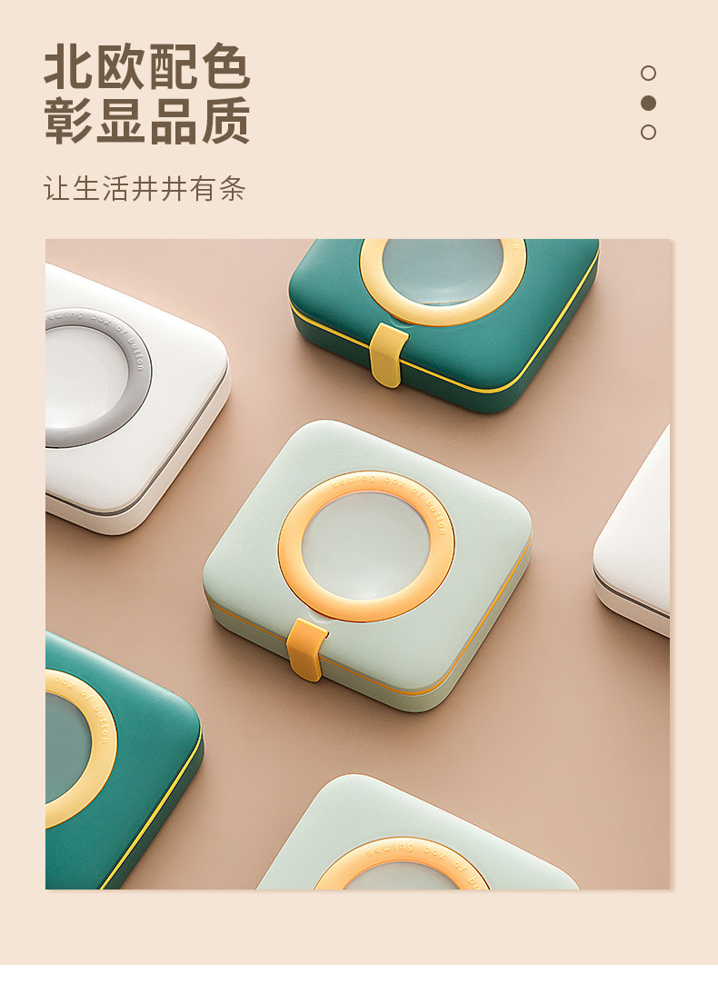 Selected sewing box, home set, small sewing tools for dormitories, portable sewing bag, sewing needle and thread storage box pic 13