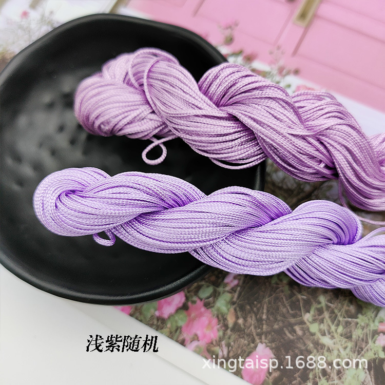diy jewelry thread AB, Taiwan jade thread, colorful jewelry, nylon thread, jade bracelet, braided rope, 1mm jade thread wholesale pic 31
