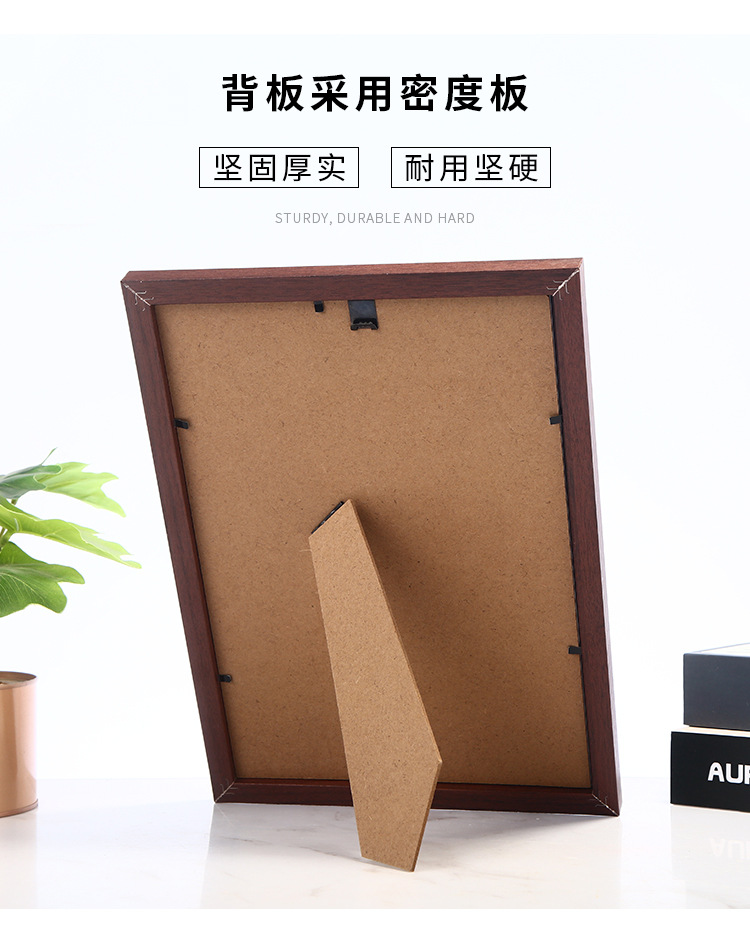 Factory wholesale of simple wooden display table photo frames, business license, calligraphy works, posters, diy jigsaw puzzle picture frames pic 14